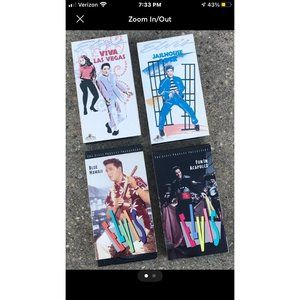 4 POPULAR ELVIS PRESLEY MOVIES ON 4 VHS - Hawaii,